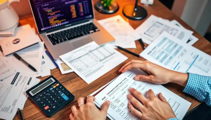 Bookkeeping records and daily transactions for a retail business