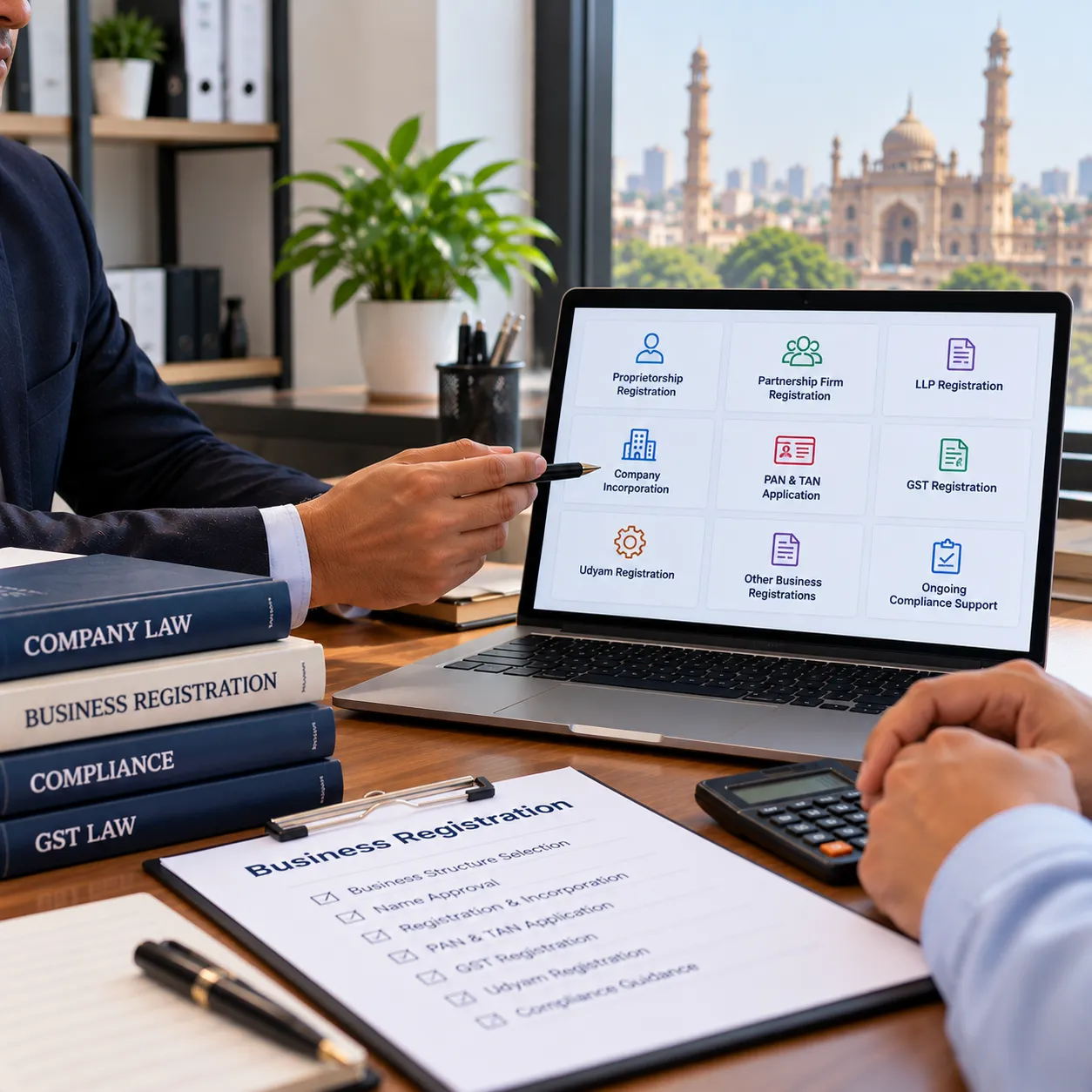 Business and firm registration in Lucknow