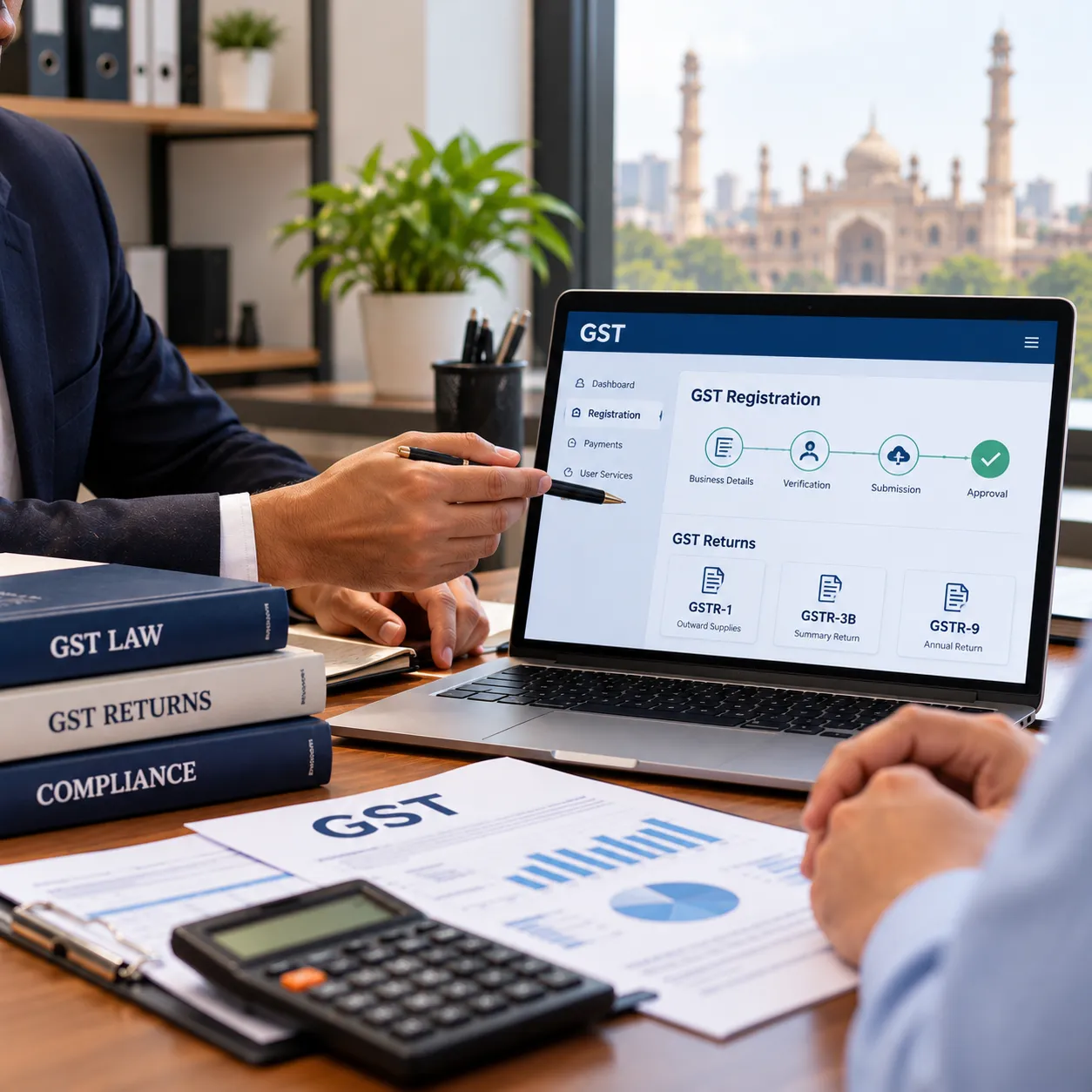 GST registration and return filing in Lucknow