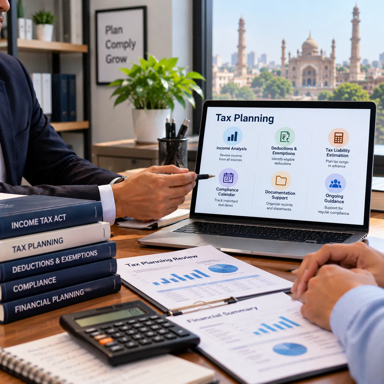 Tax planning and compliance support in Lucknow